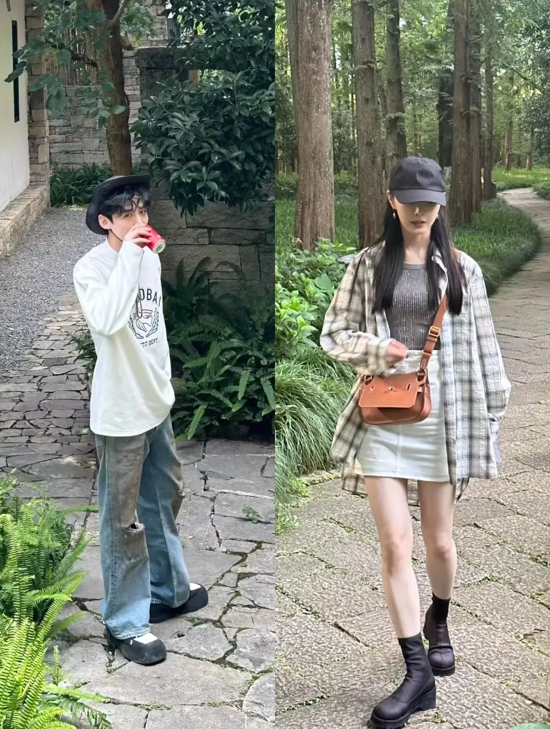 白敬亭宋轶的同款照太多了，疑似已经同居