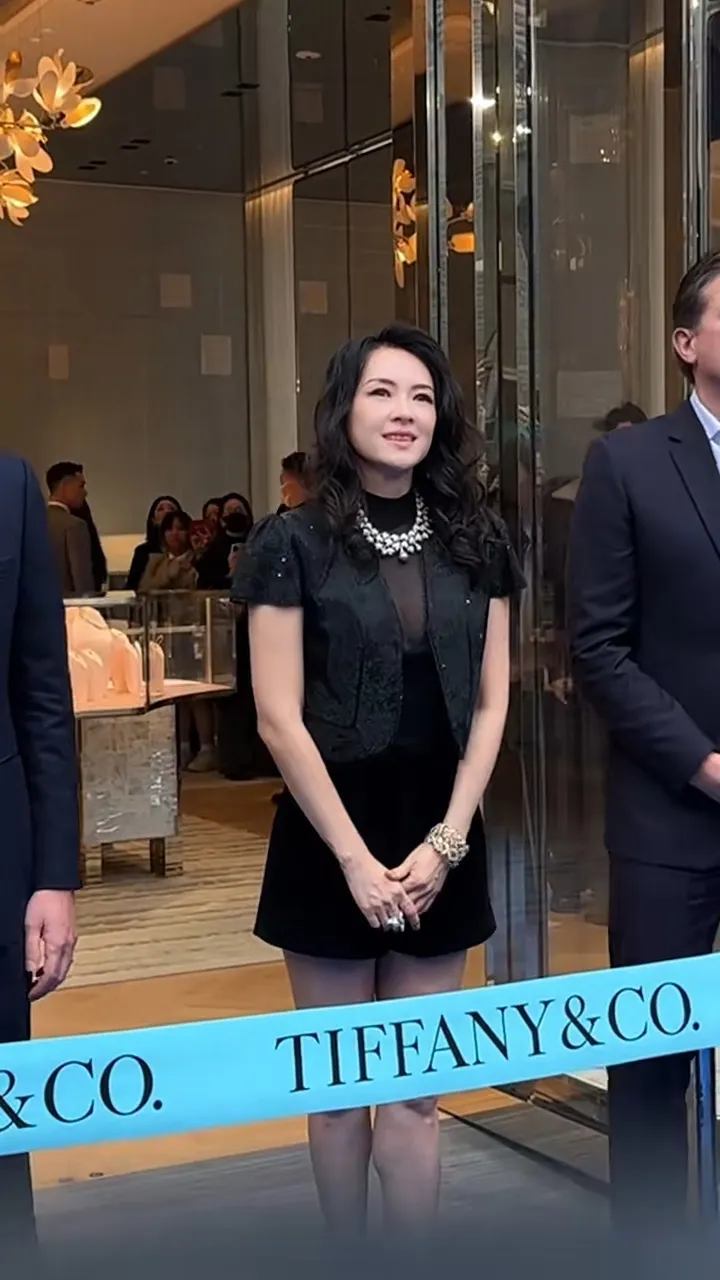 章子怡性感现身成都！黑纱透视装惊艳全场，生图却被批“医美痕迹明显”