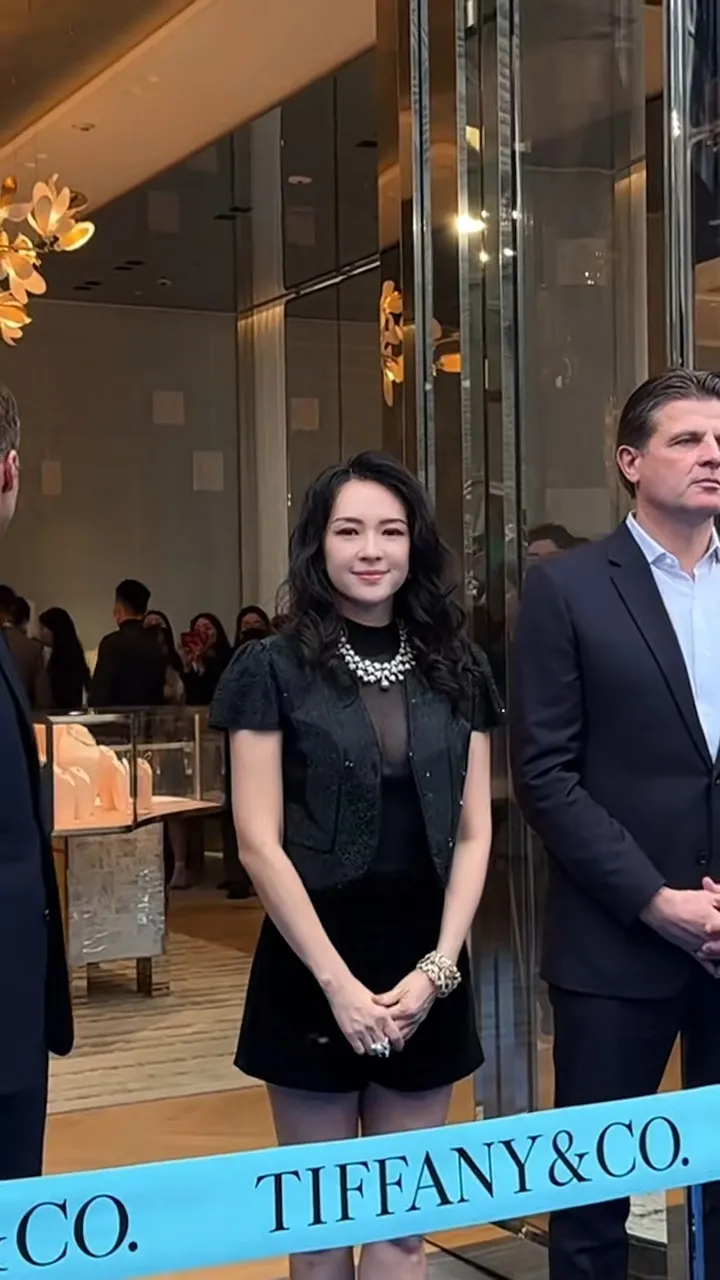 章子怡性感现身成都！黑纱透视装惊艳全场，生图却被批“医美痕迹明显”
